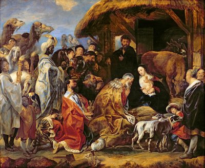 賢者の礼拝 作： Jacob Jordaens